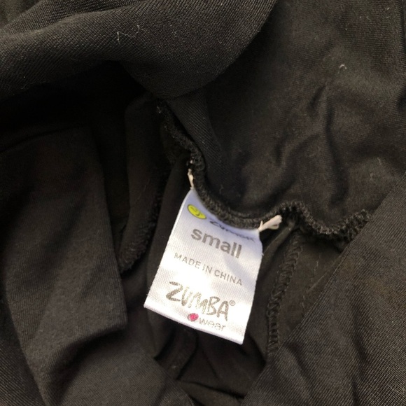 Zumba Harem Joggers Black Sz S - Picture 5 of 5